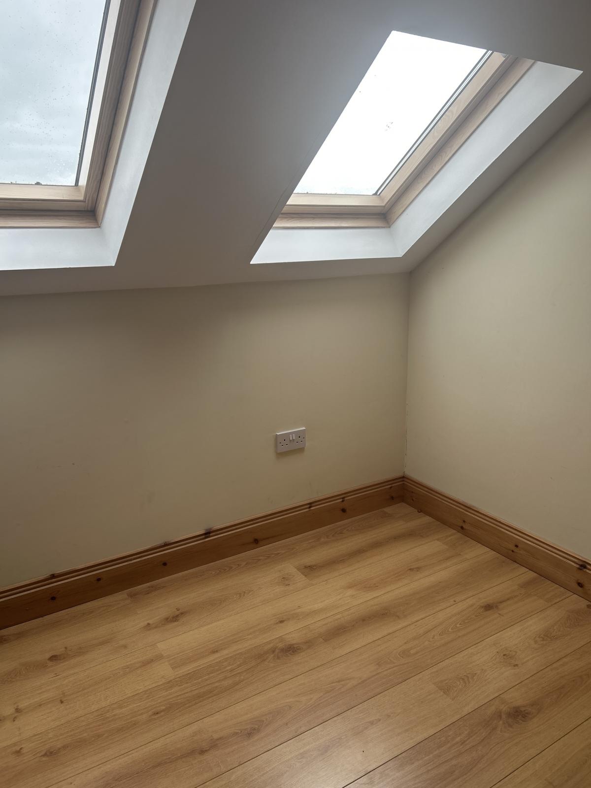 Room before adding furniture